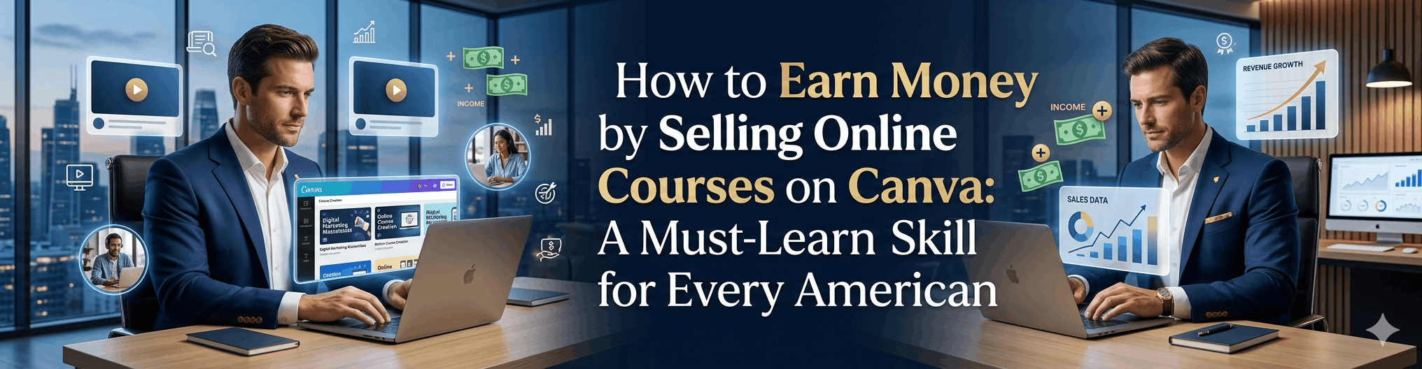 How to Earn Money by Selling Online Courses on Canva A Must-Learn Skill for Every American