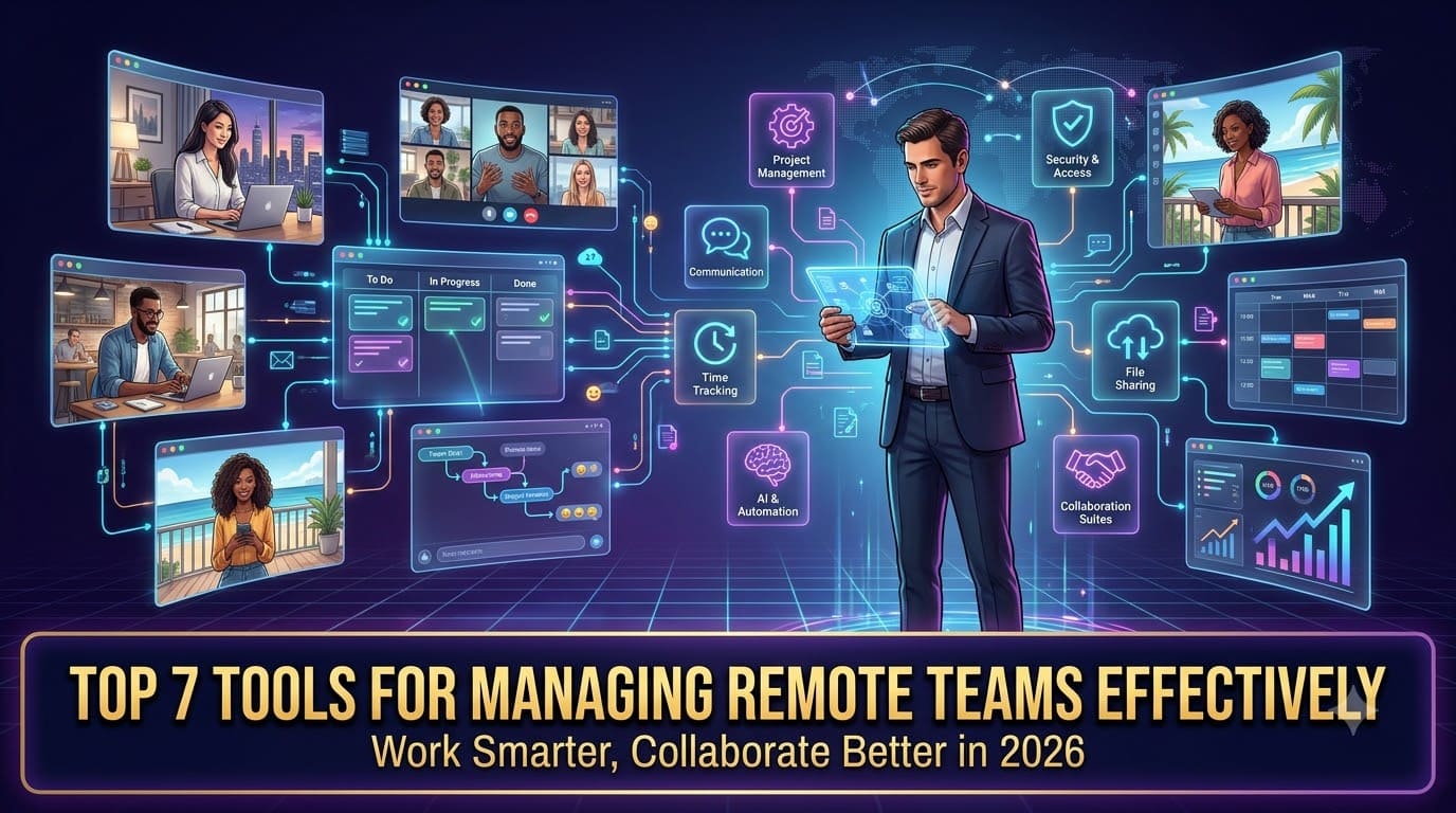Top 7 Tools for Managing Remote Teams Effectively