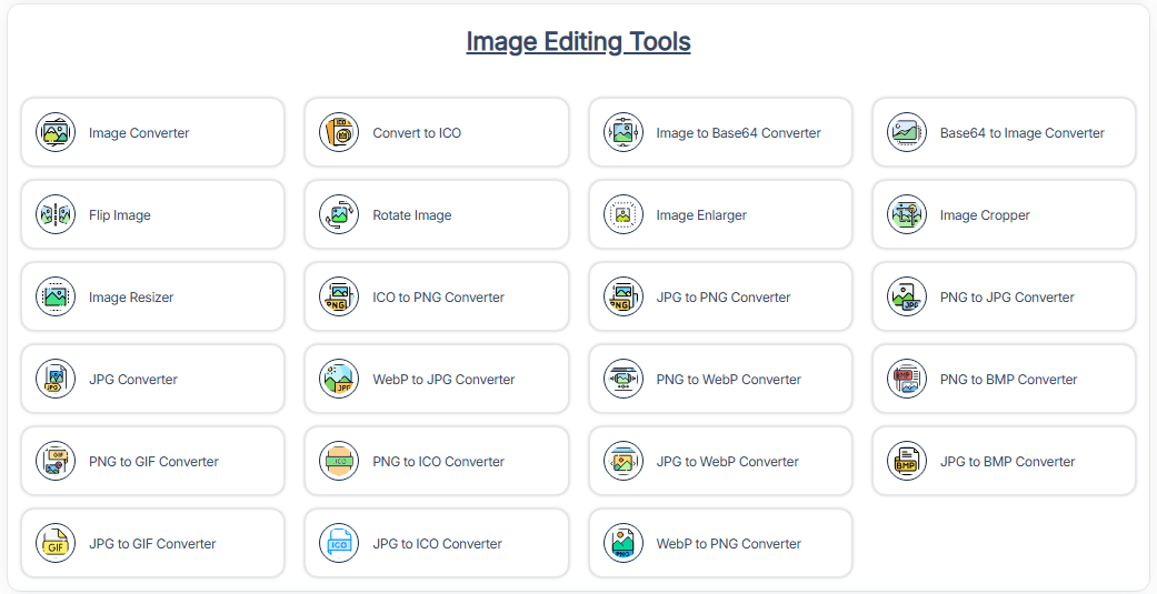 IMAGE EDITING TOOLS