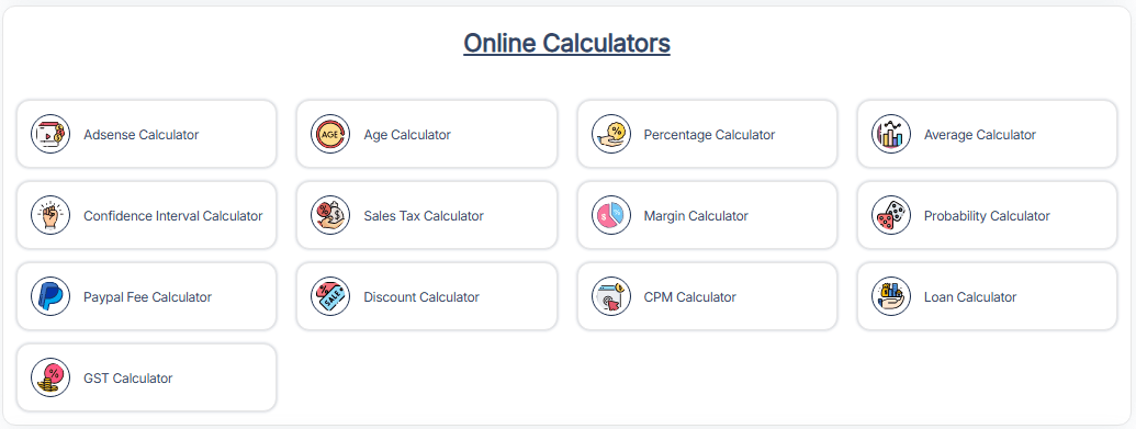 ONLINE CALCULATOR